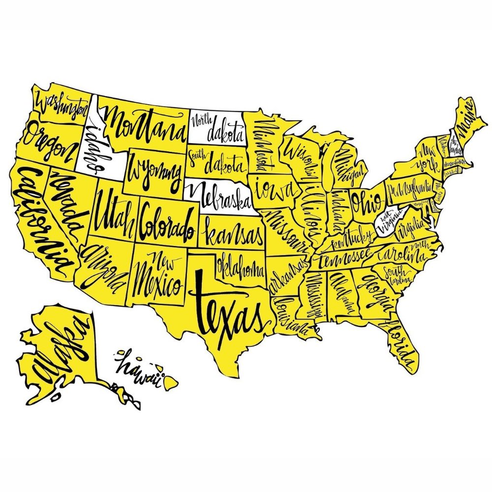 Shipped to 45 states** & working towards 50!